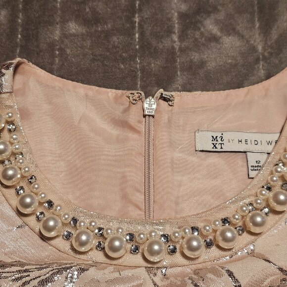 MiXT by Heidi Wiesel Women's Pink/Silver Dress - Picture 8 of 15